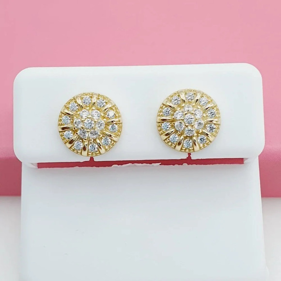 "925 Sterling Silver Cubic Zirconia Earrings, U19254621 - Picture 6 of 11